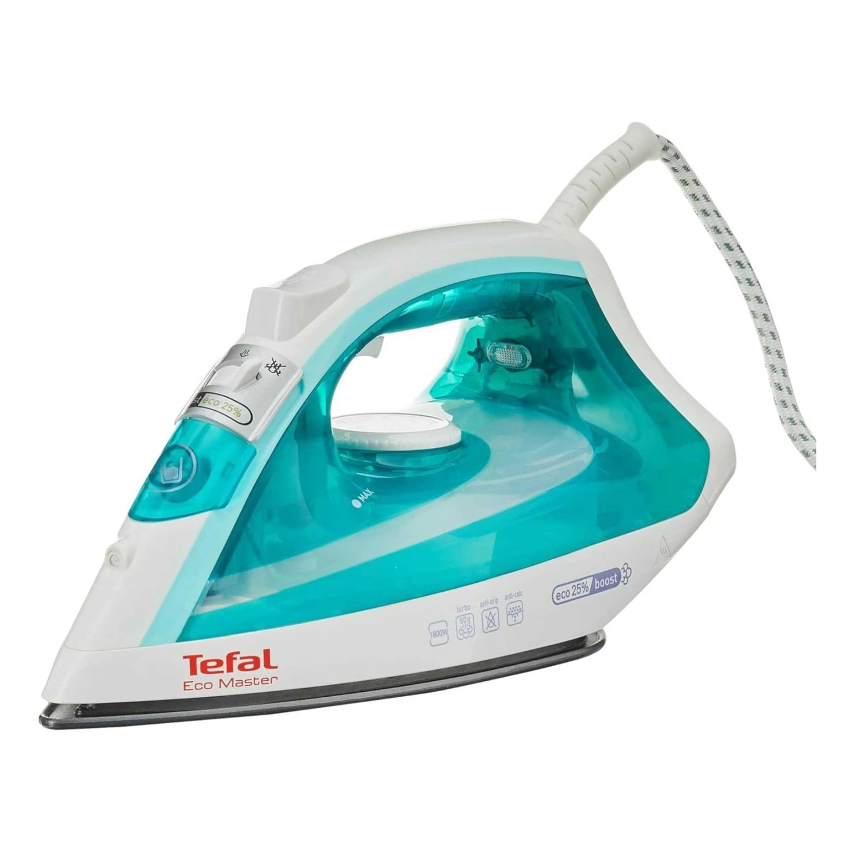Eco Master - Steam Iron 1800W 80 g steam boost