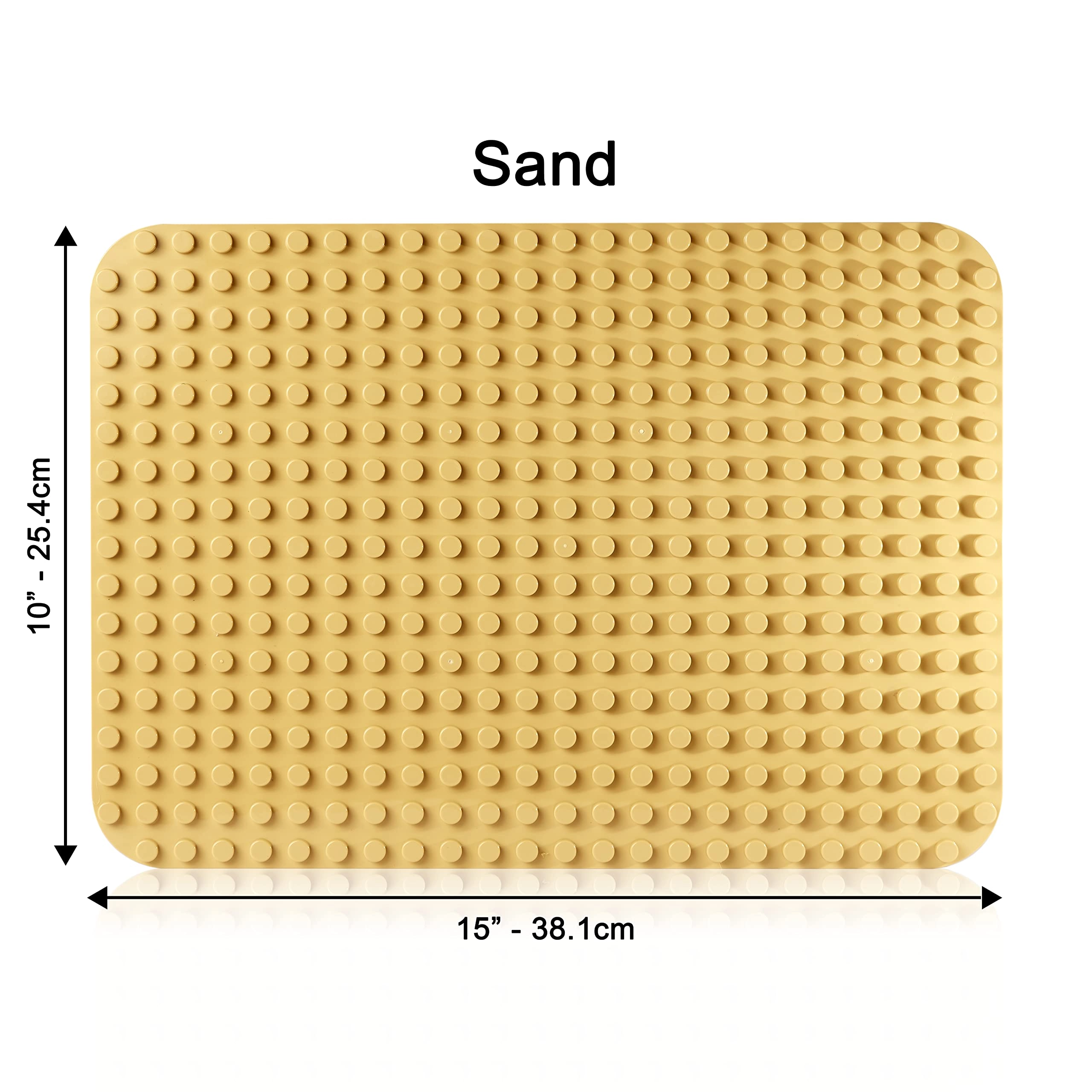 Large Building Block Base Plates - 4 pcs Building Blocks