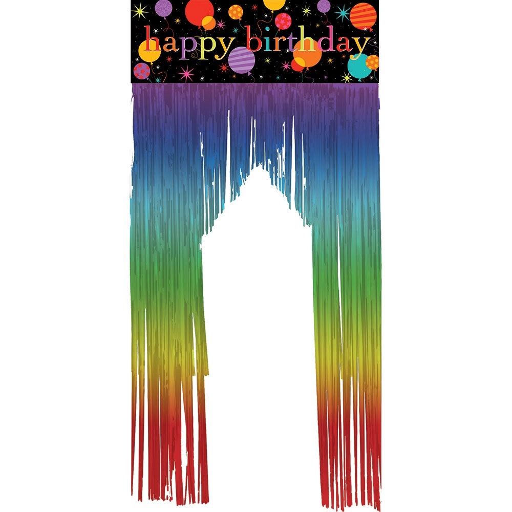 CREATIVE CONVERTING Life Is Great Door Fringe Foil
