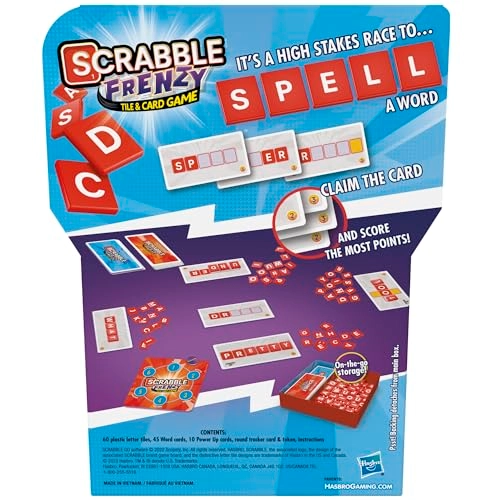 Scrabble Frenzy - Tile and Card Game
