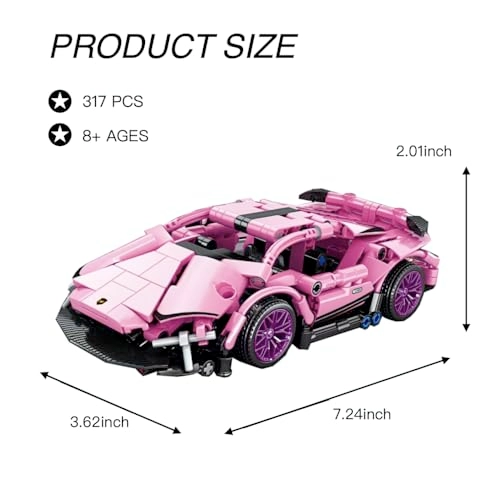 Technic Super Sports Cars - 1:20 Pink