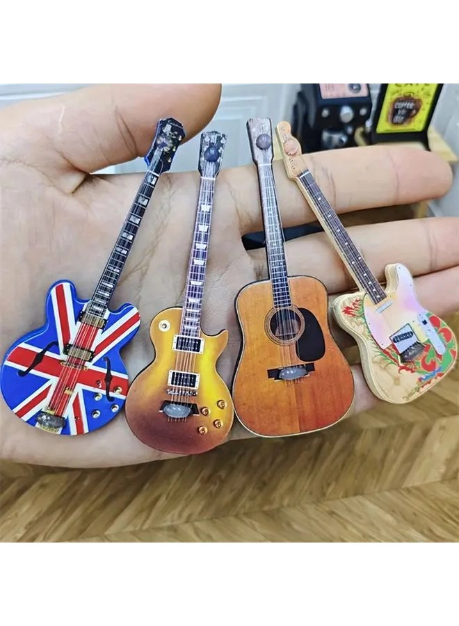 Generic Dollhouse Guitar - Multicolor 1:12 scale