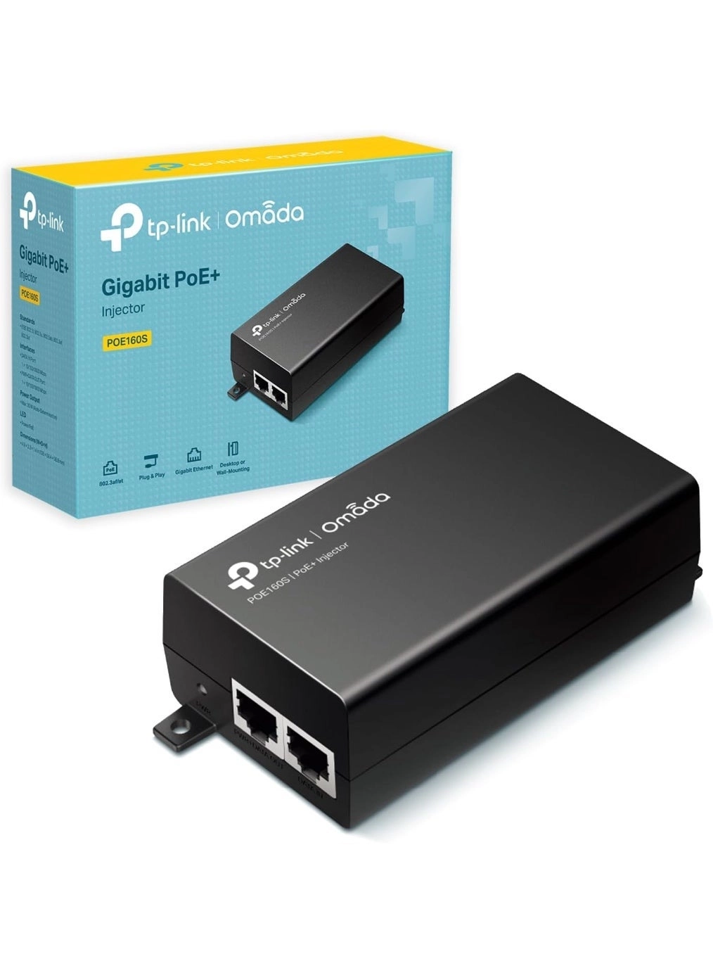 POE160S - 2 ports 30W IEEE 802.3af/at 100 Mbps