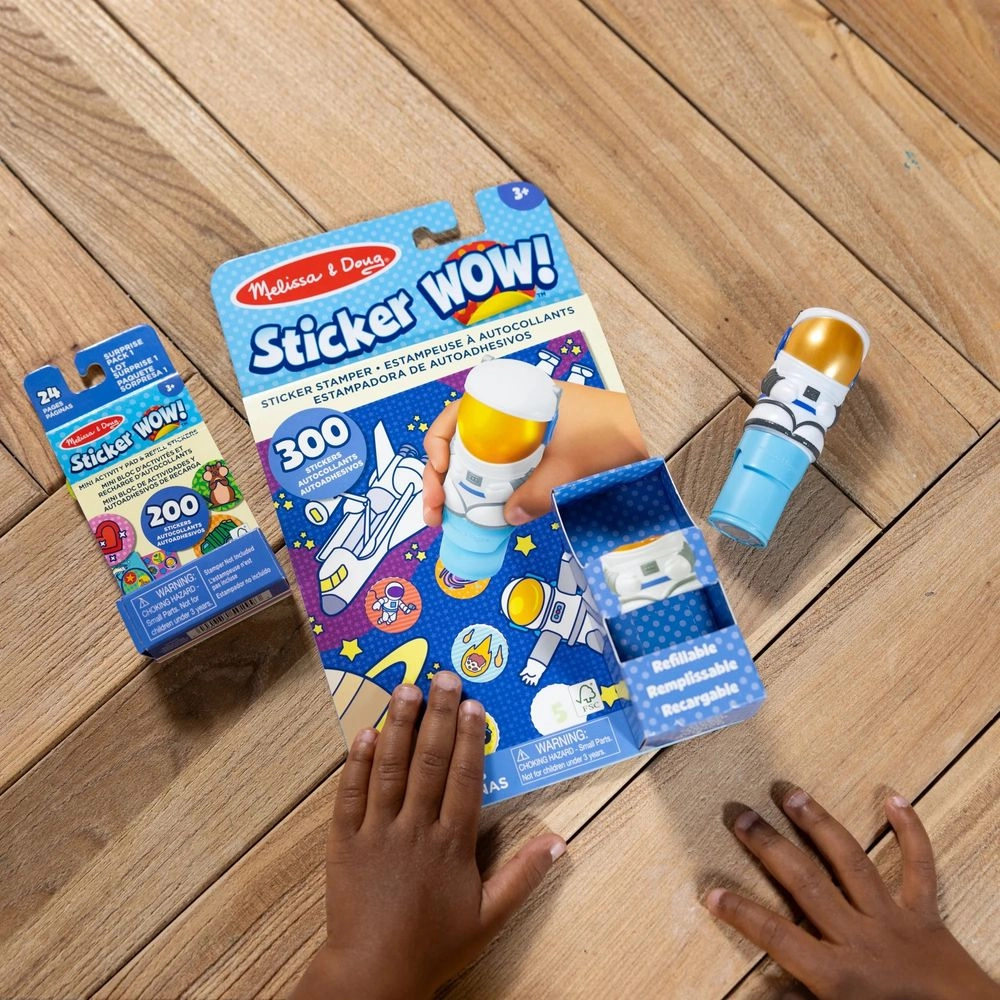 Astronaut Activity Sticker Book Sticker Stamper 300 pcs