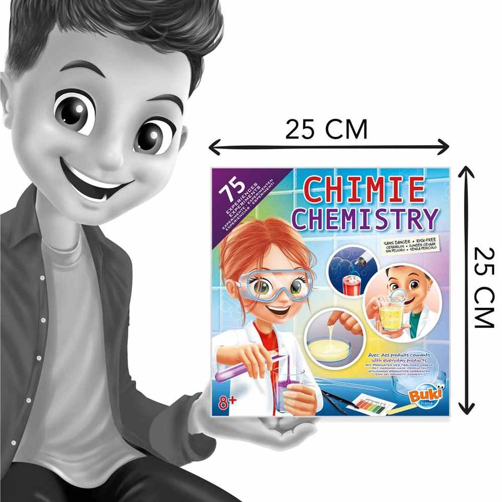 Chemistry Experiments Kit - 8 to 13 years+ 75 pieces