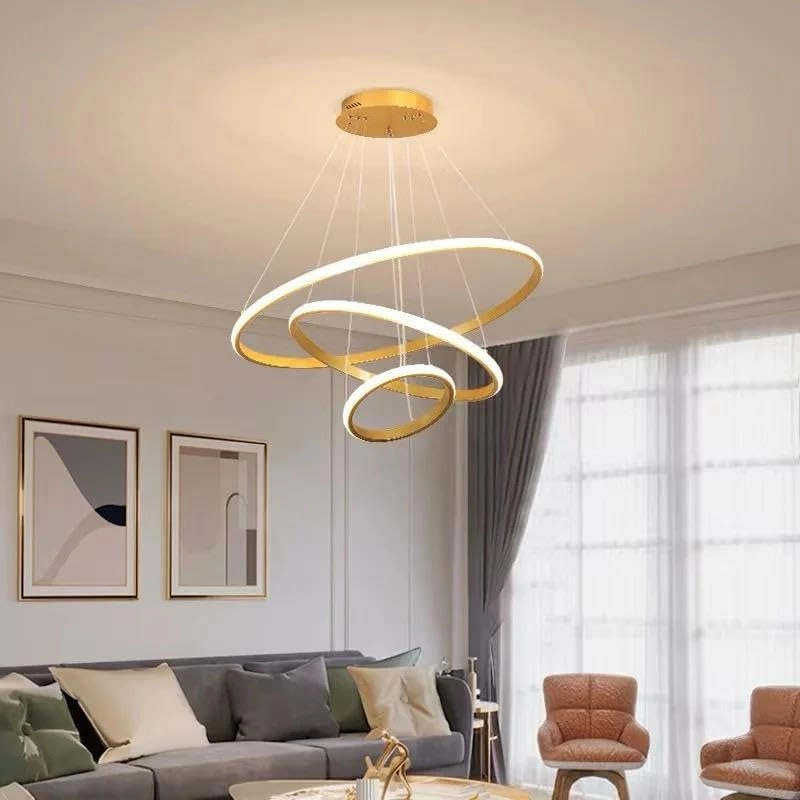 3 Ring LED Chandelier Lamp