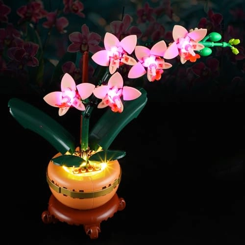 Light Kit for LEGO 10343 Mini Orchid - Plastic