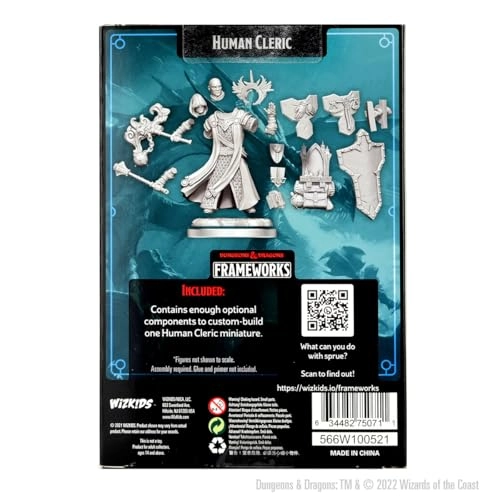 Human Cleric Male - D & D Frameworks W1 - 14 years 1 piece