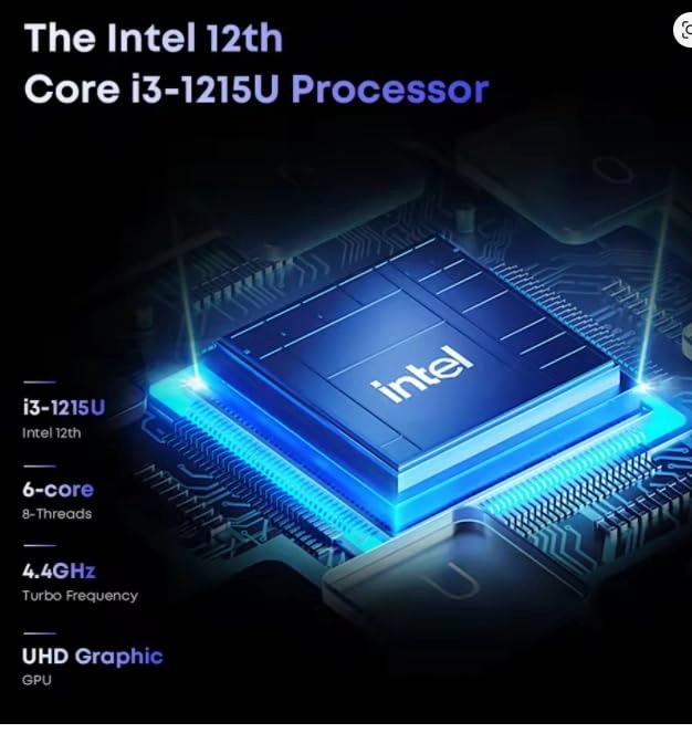 FREEBOOK i3 - 13.51'' Core i3-1215U 12GB LPDDR5 512GB SSD