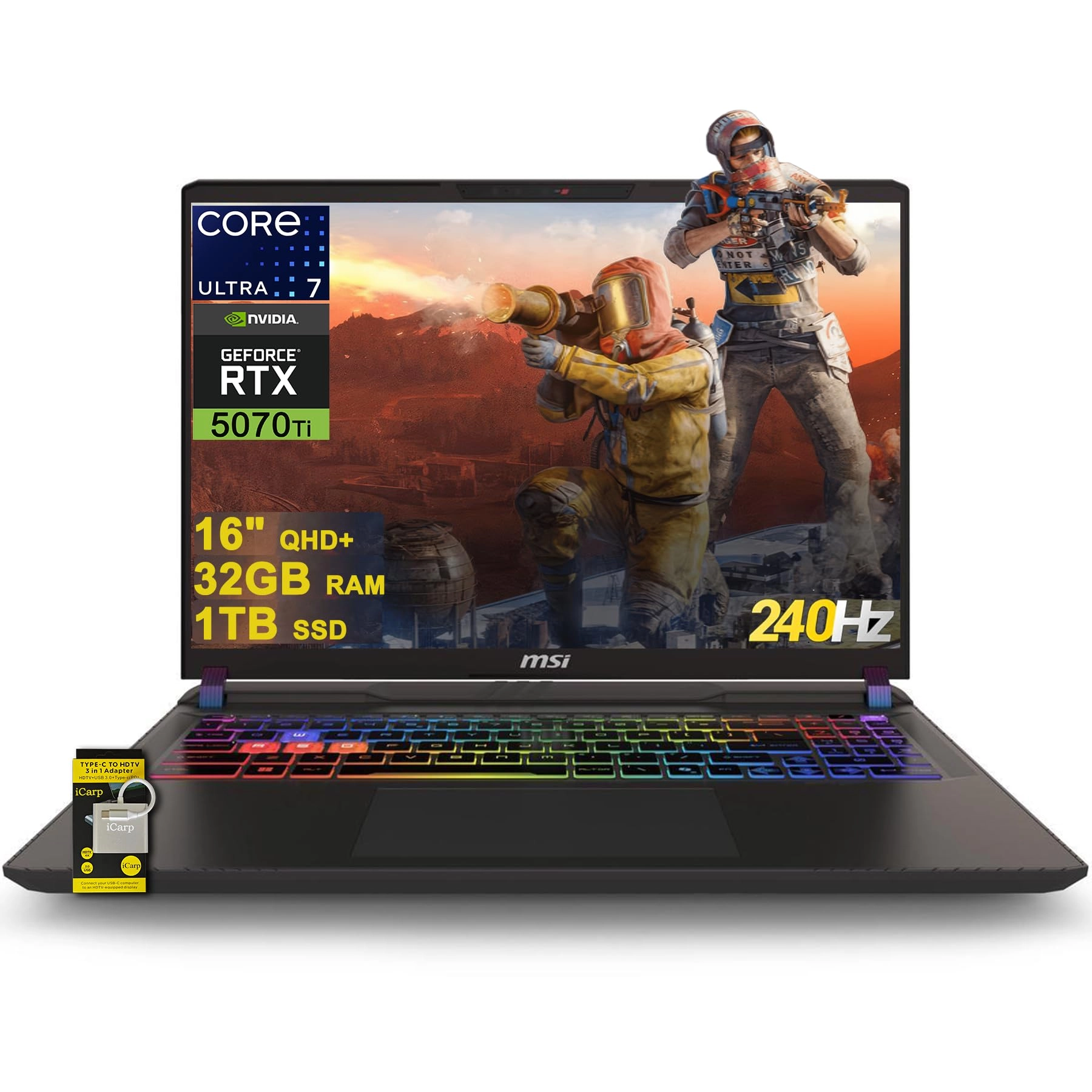 Vector 16 HX AI - 16'' 1TB 32GB Ultra 7-255HX