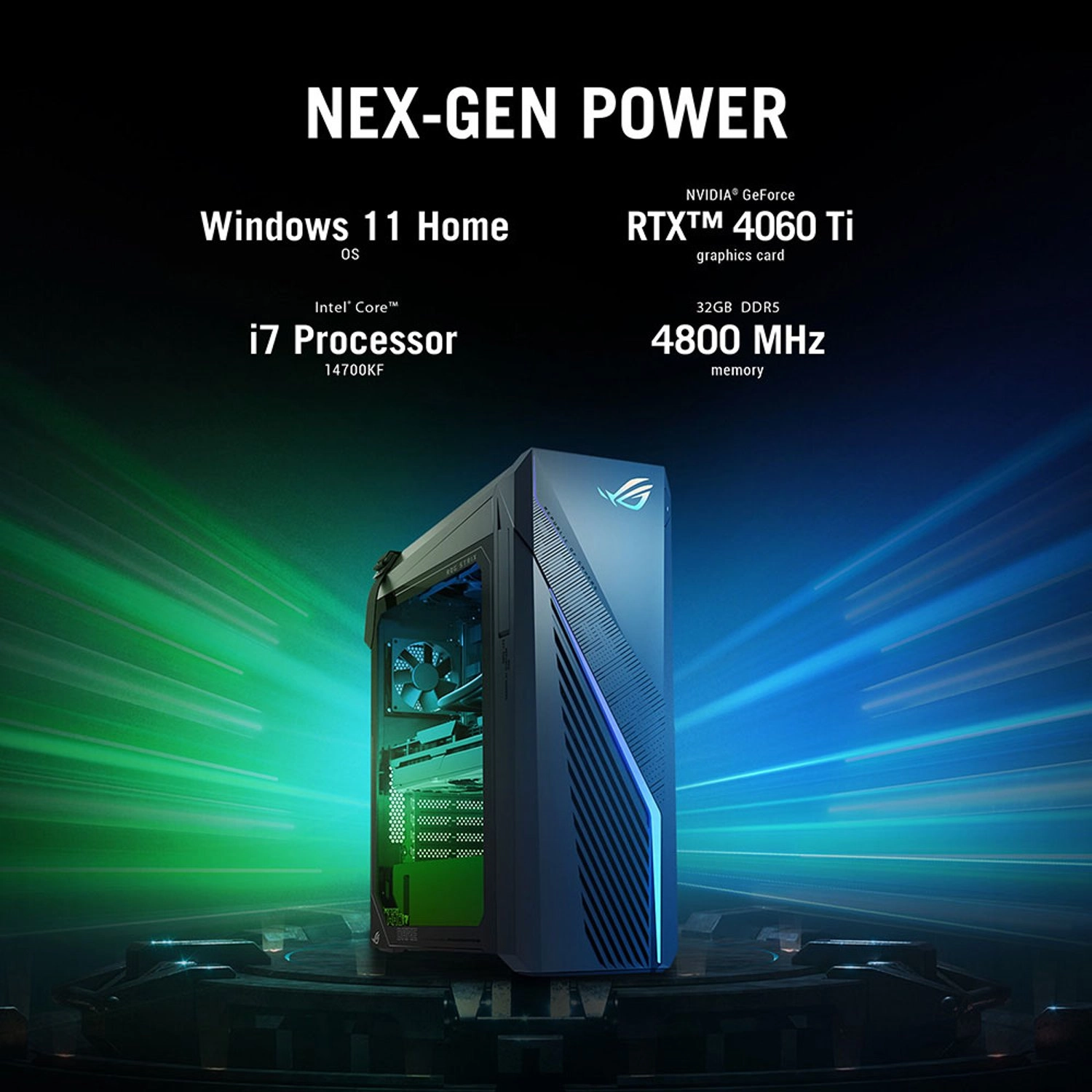 ROG Strix G16CH G16CHR-1470KF038W i7-14700KF 32GB GeForce RTX 4060 Ti 1TB