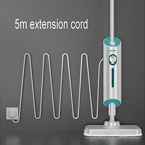 Handheld Steam Mop Cleaner - Silver 1 Mop Pad Flat mop