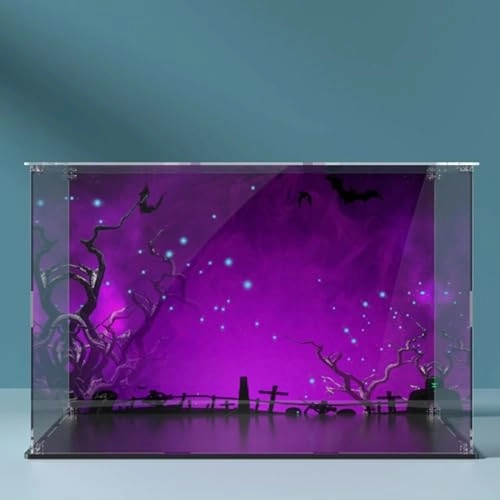Acrylic Display Box - Acrylic for LEGO Christmas Eve Scare Model 21351