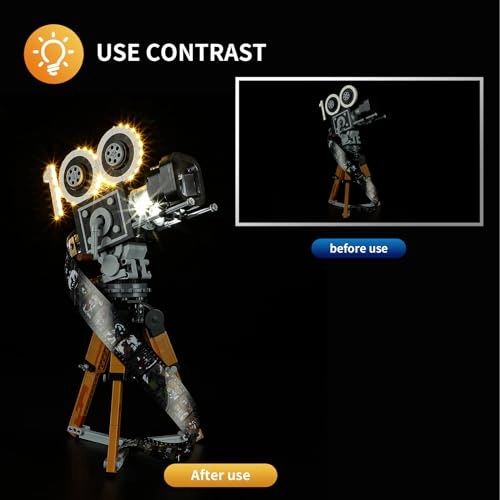 LED Light for LEGO Walt Disney Tribute Camera Set 43230 - ABS Plastic 1