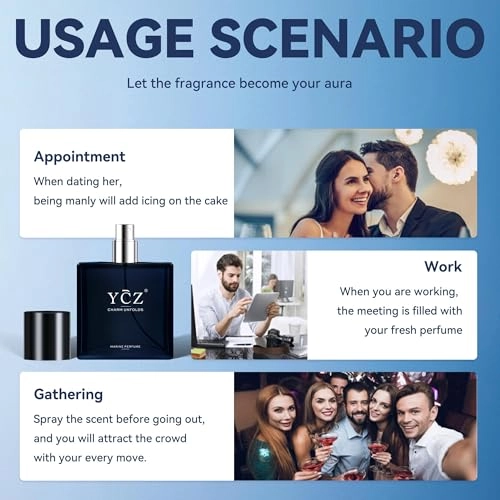 Charm Unfolds Marine Eau de Parfum 1.7 Fluid Ounces Pack