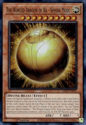 The Winged Dragon of Ra - Sphere Mode RA01-EN007 - English 1st Edition