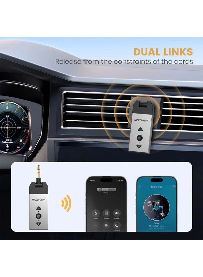 Bluetooth Aux Adapter - Bluetooth 5.2 3.5mm