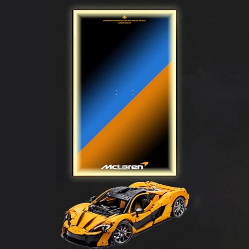 LE-GO Display Wall Mount (42172) - 50 x 80 x 4 cm Acrylic G