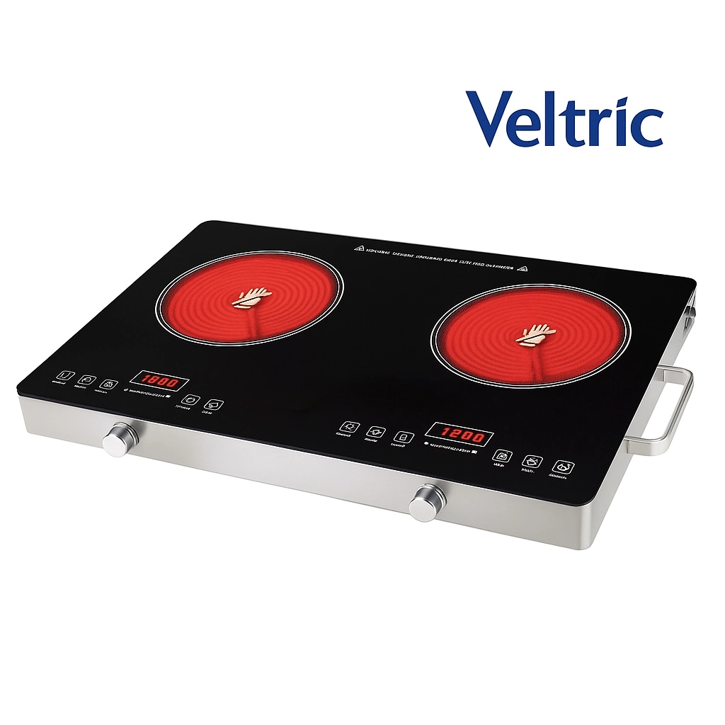 Veltric Double Burner Infrared 371475286184 ELECTRIC Cooker