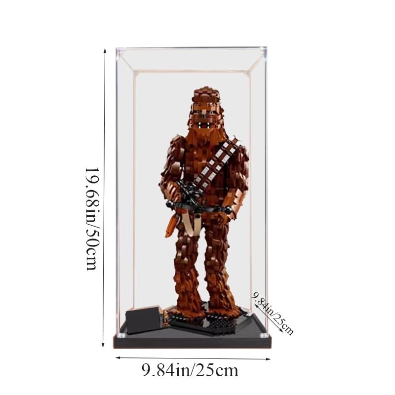 Clear Acrylic Display Case - Chewbacca LegoSW