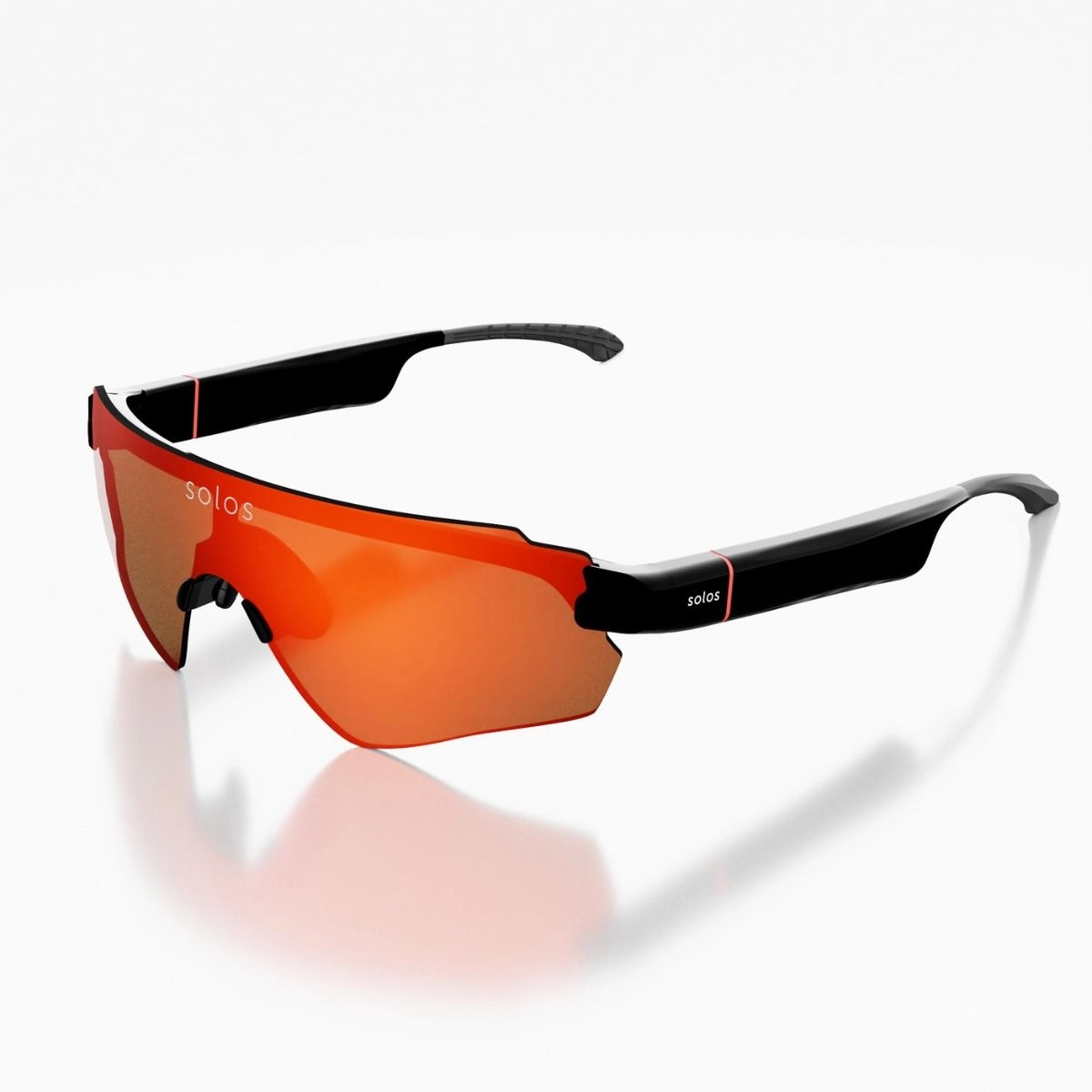 SOLOS Helium 1-1 RRD - Shiny Black Mirror Orange Red
