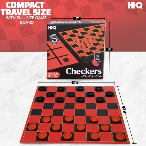 Checkers - Folding Super Durable Board