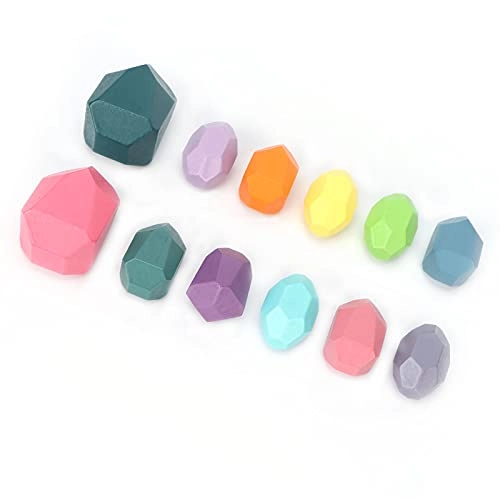 TIKATARER Rock Balancing Blocks - 18 months - 3 years 12 pieces