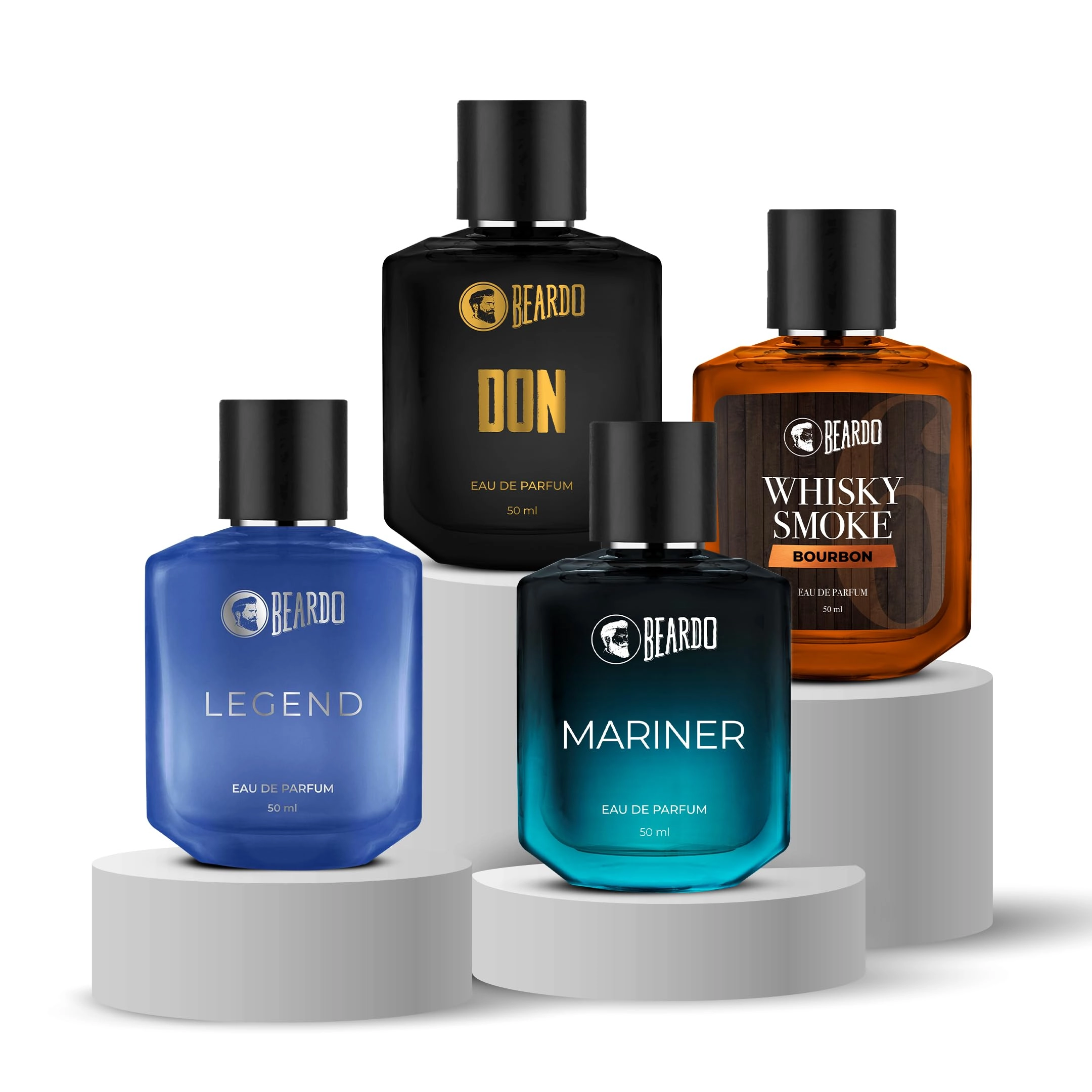 Aroma De France Don + Whiskey Smoke Bourbon + Mariner + Legend Eau de Parfum 50ml