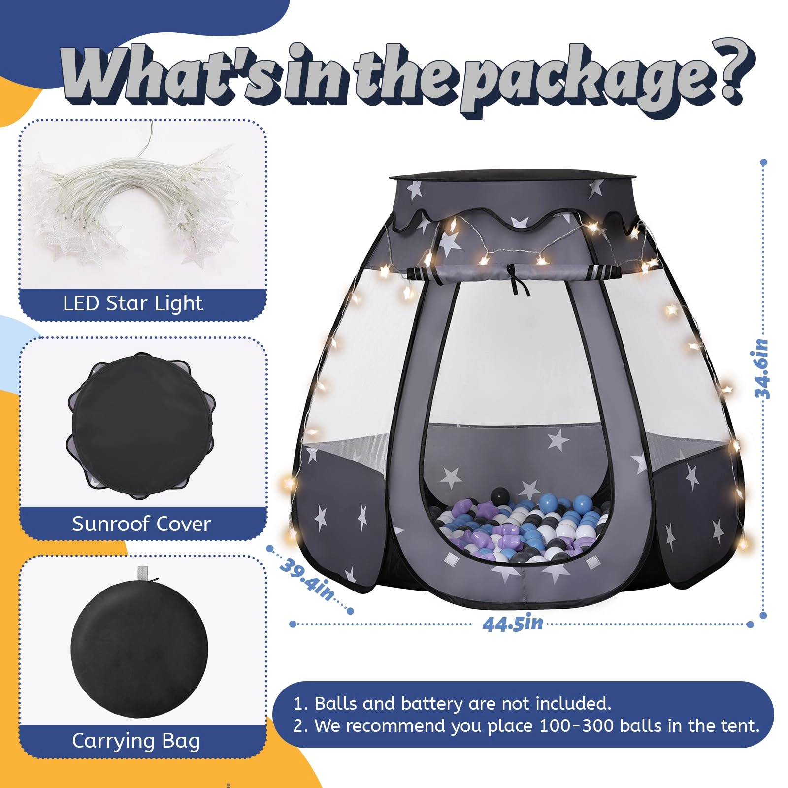 Pop Up Play Tent