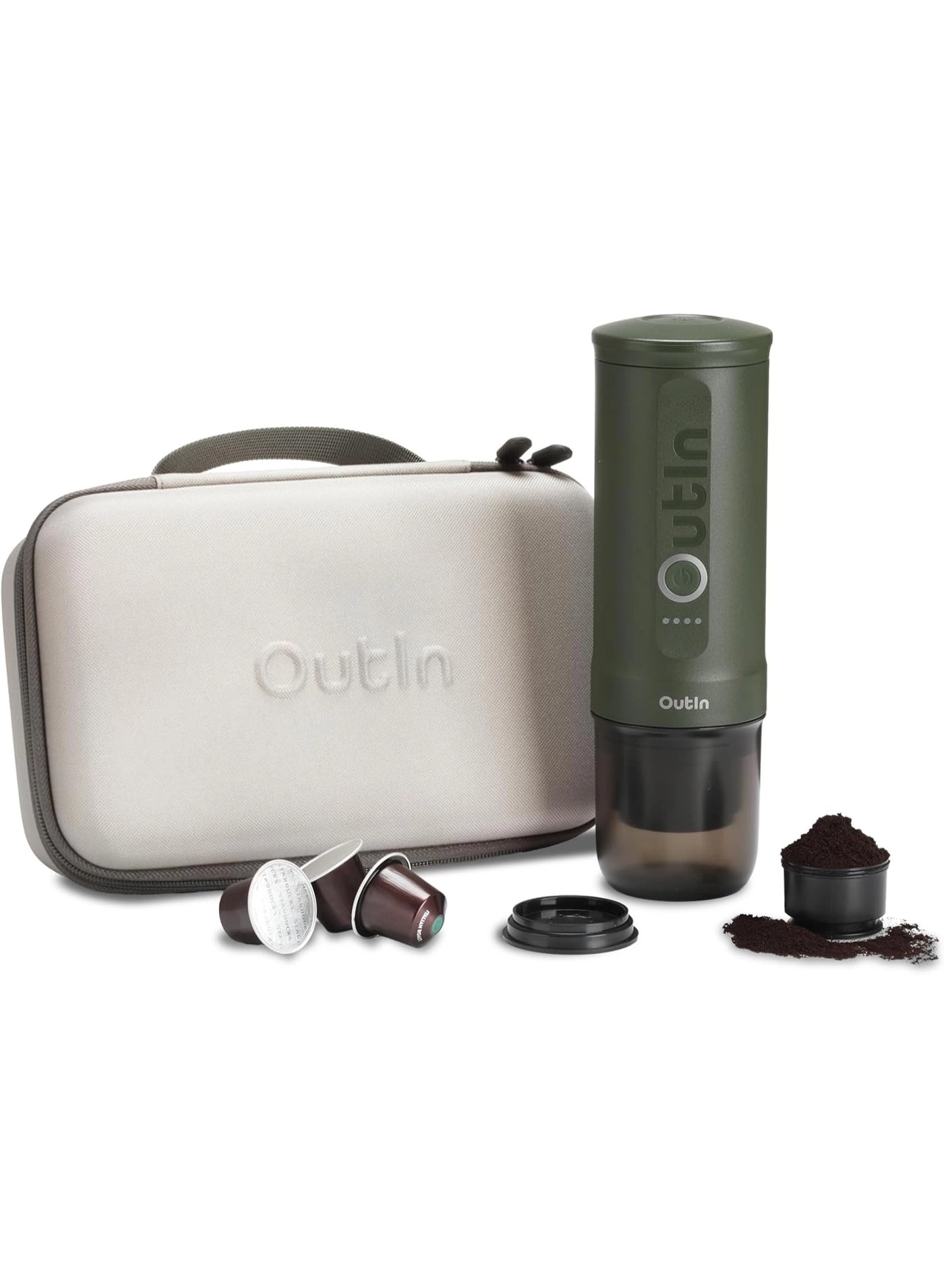 Nano - 4 Cups Ground Coffee and Coffee Capsules + Protective Case