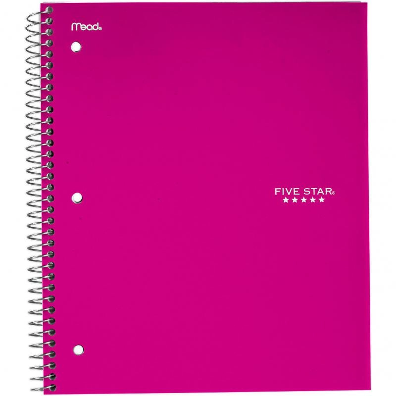 Notebook 8.5 X 11 Spiral - Grid 100 Sheets