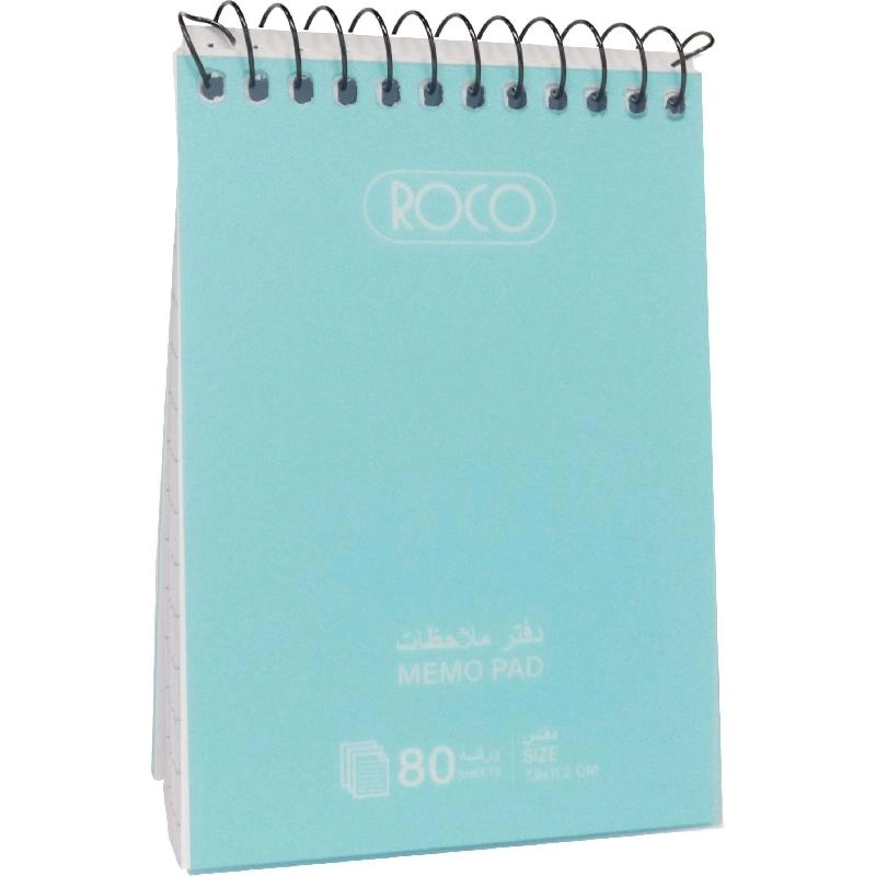 Memo Notebook A7 Spiral - Lined 60 Sheets