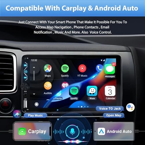 Double Din Car Stereo - 1280P