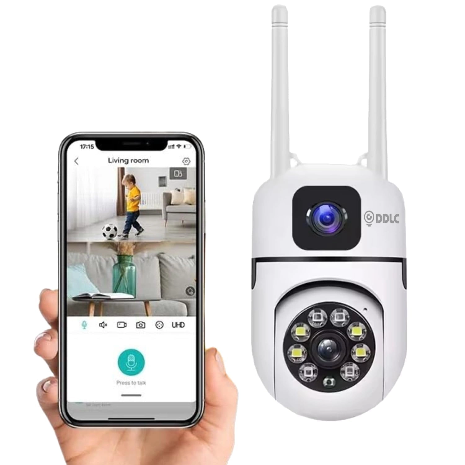 Bulb Light Wireless IP Camera 1080p