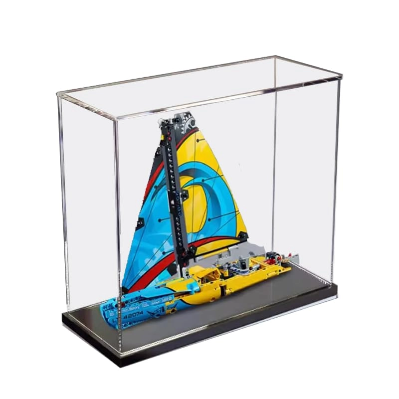 HCAEIOFJ Clear Acrylic Display Case for Lego Technic 42074