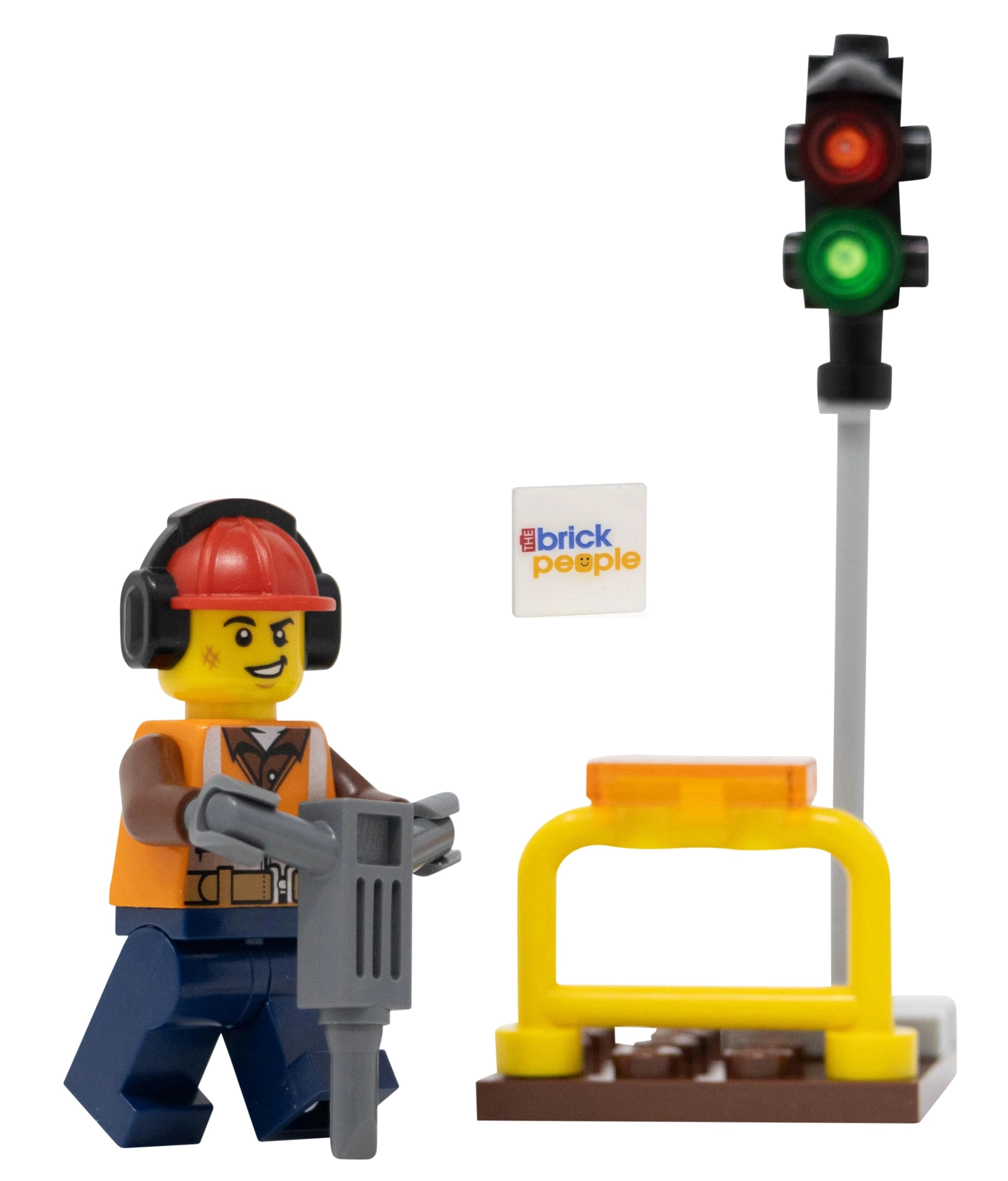 LEGO City Construction Worker (952111) - Jackhammer Traffic Light