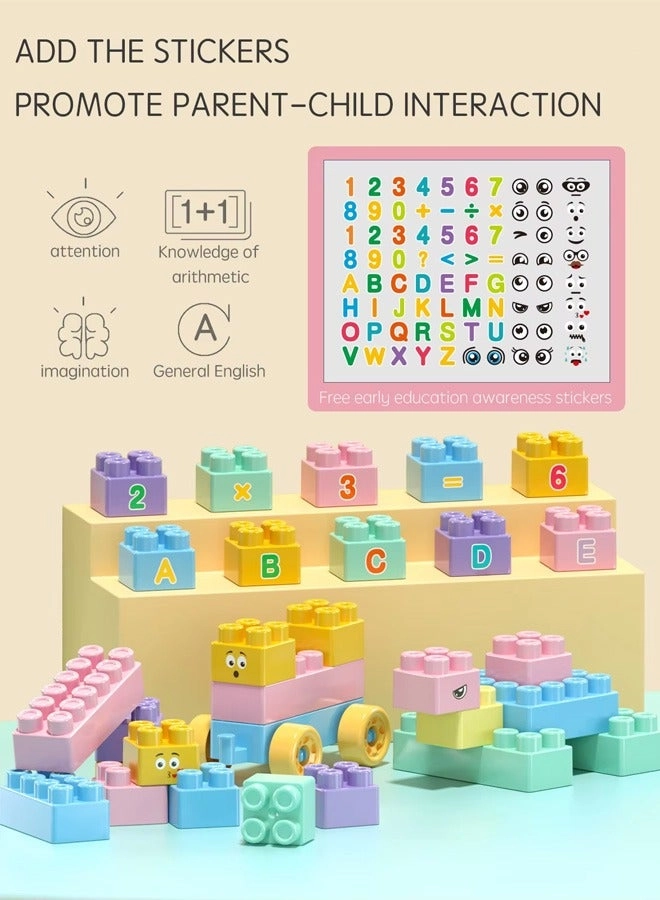 Building Block Table - Macaron color 360 pcs