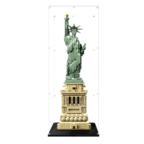 Acrylic display case for Lego 21042 - 20x20x50 CM 3MM Dustproof Scratch Resistant