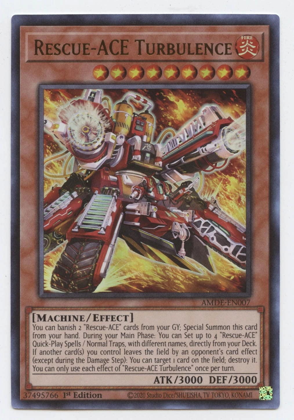Yu-Gi-Oh! Rescue-ACE Turbulence AMDE-EN007 - 1st Edition