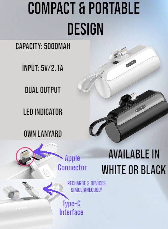 Mini Power Bank - 5000mAh 10W