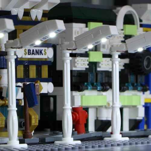 Building Block Street Lights (2039 11062) - LED White Light