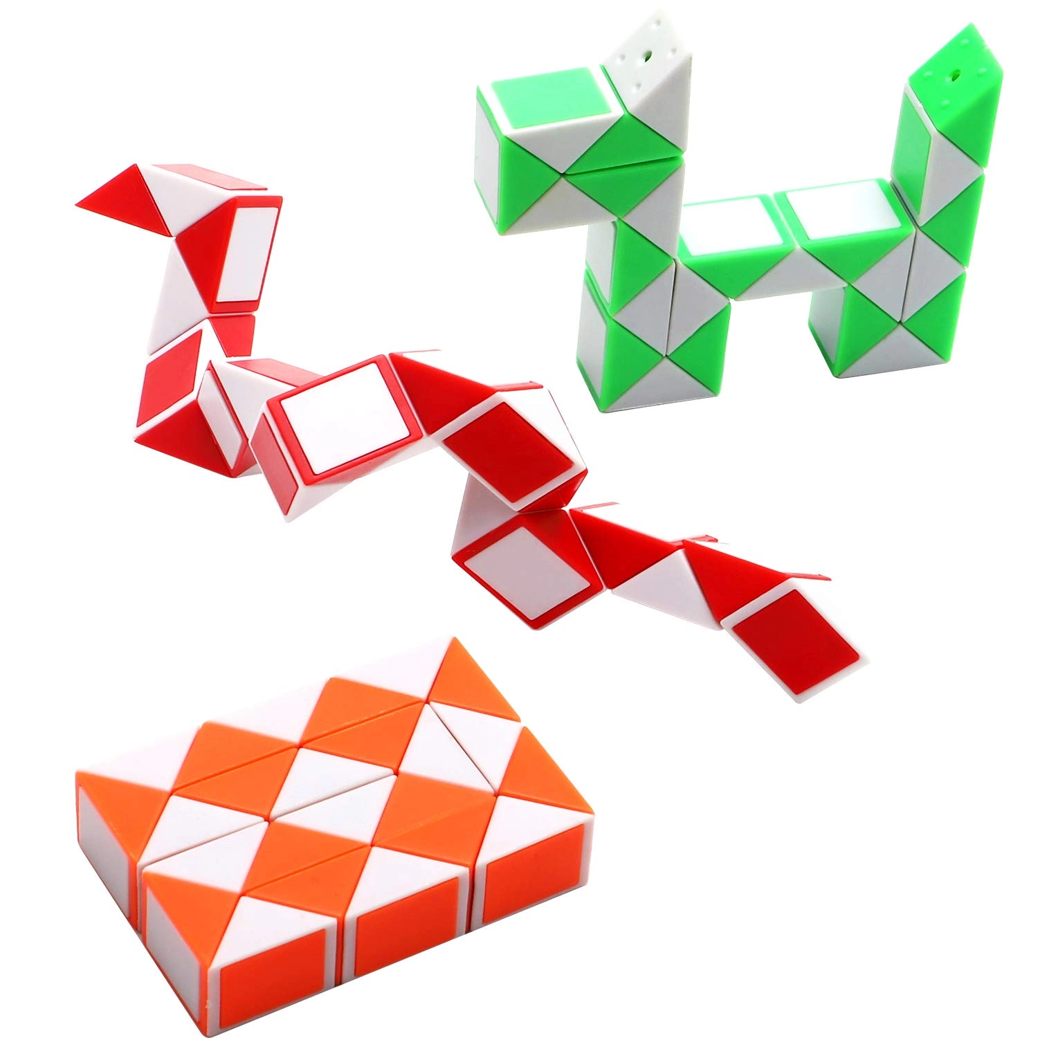 Magic Snake Cube Color Recognition - 24 pieces
