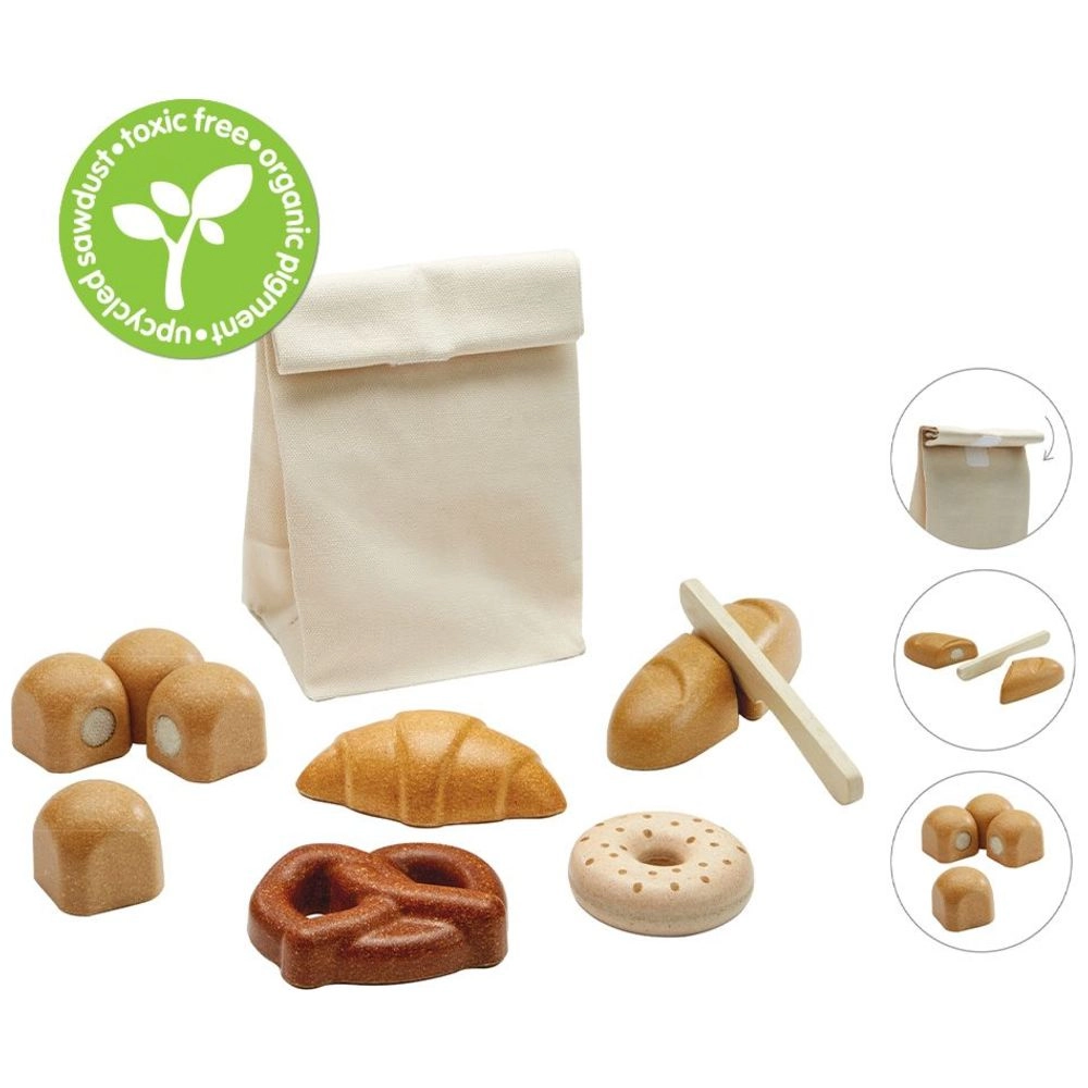 Wooden Bread Set (KETP-3628)