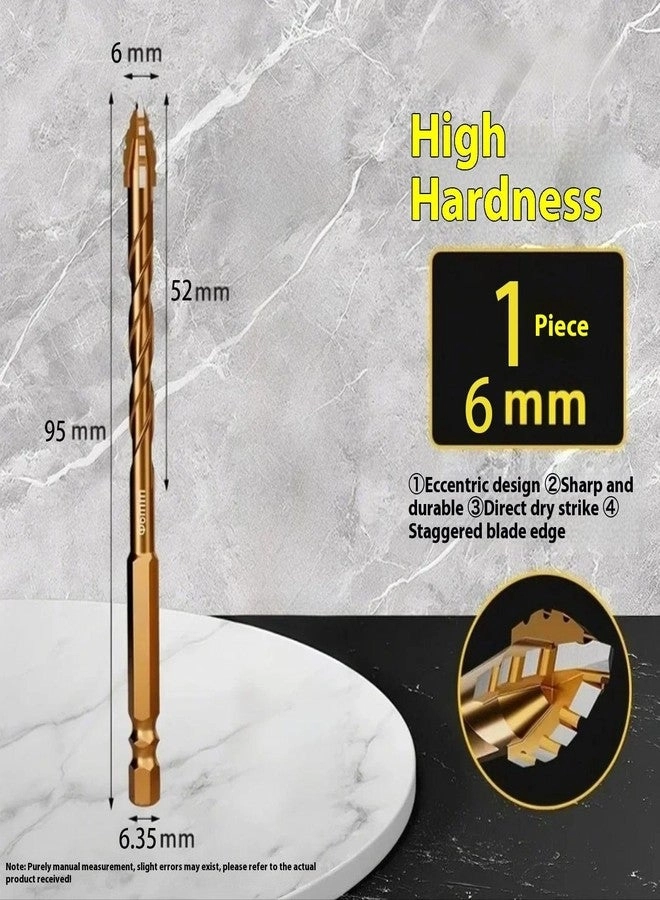 Four Flute Sawtooth Drill Bits - Metal Pack Of 1 6mm