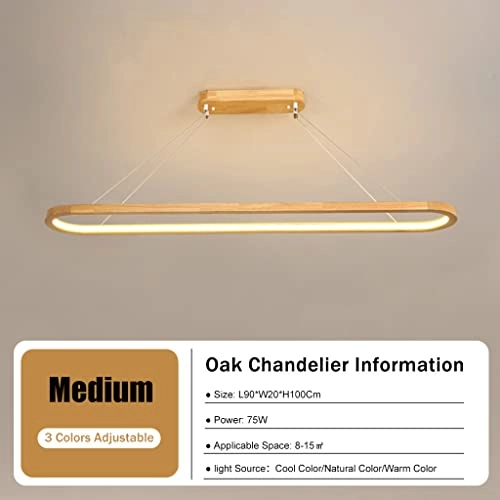 Rural Oak Ceiling Light - 6500K
