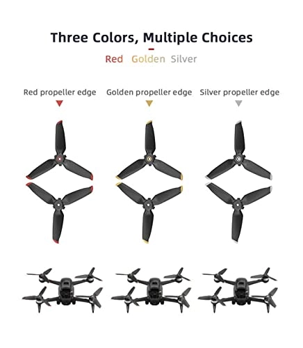 Quick Release Propellers - Silver Edge 2 pair For FPV Combo