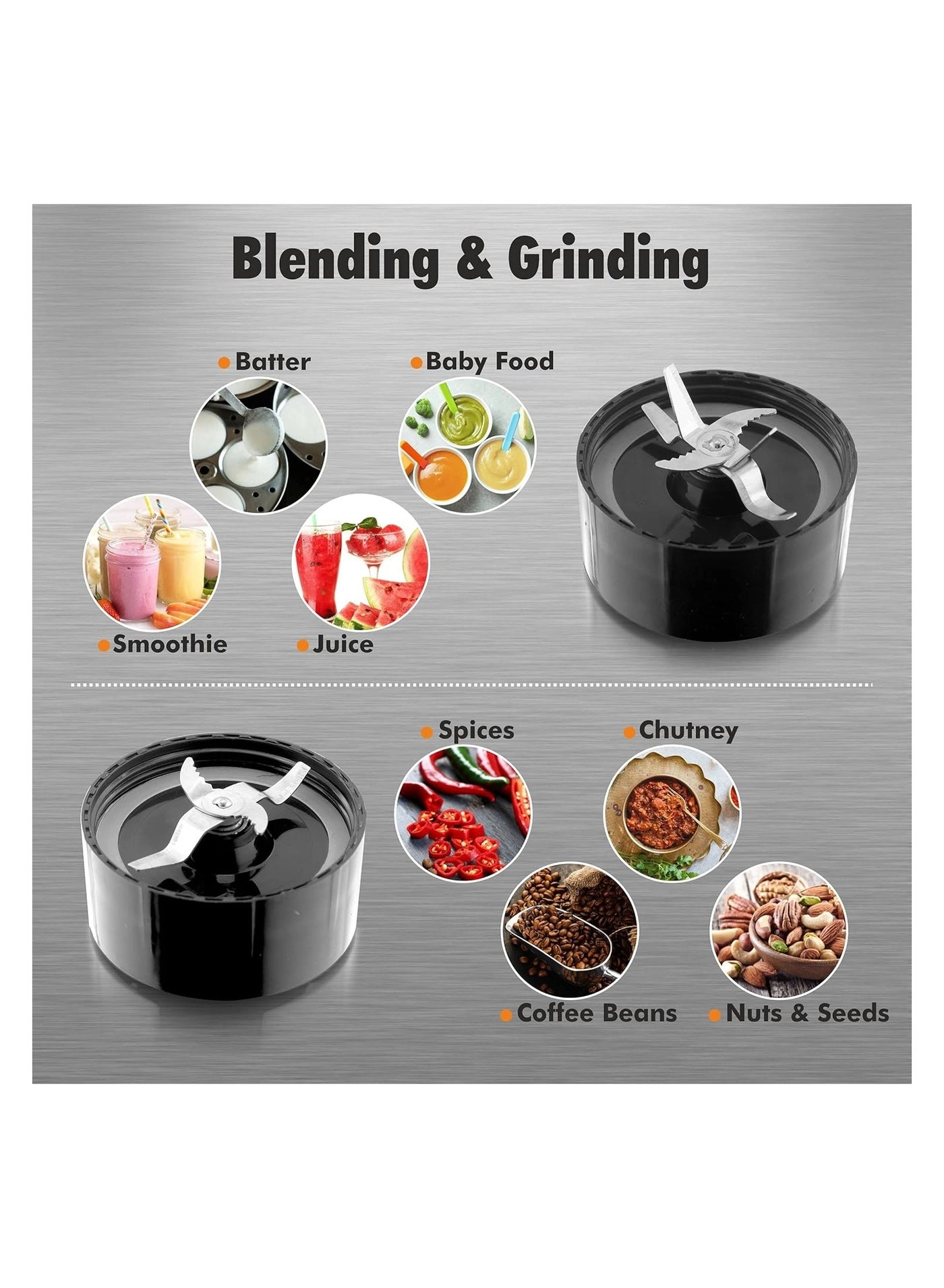 Bullet Mixer Grinder - 3 L 600 W