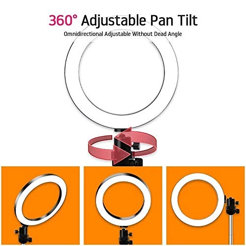 Ring Light LED - 6" Tripod 3 Light Modes