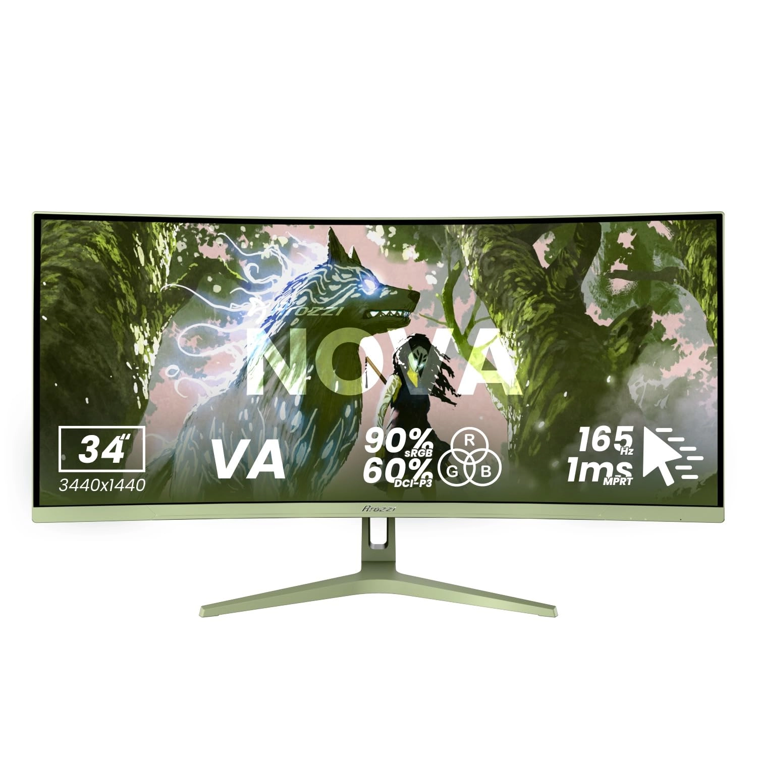 Nova - AZ-NO-34T2K165-WT 34 Inches 3440x1440