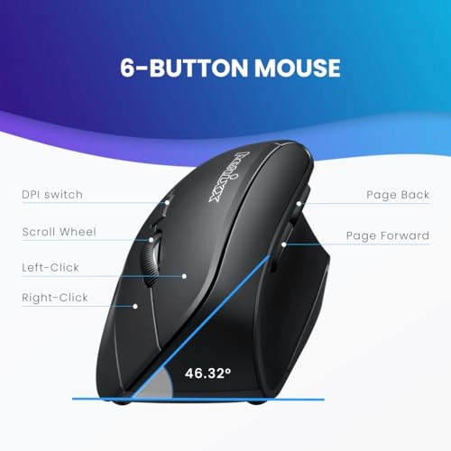 PERIMICE-715 Ergonomic Vertical Mouse - USB